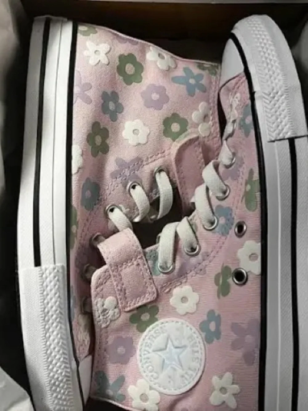 Converse Floral High Top Shoe